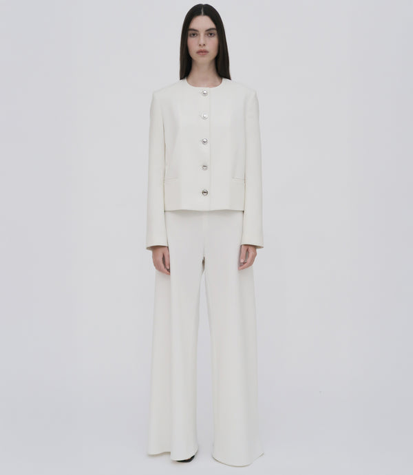 Rosetta Getty TAILORED CREW NECK JACKET