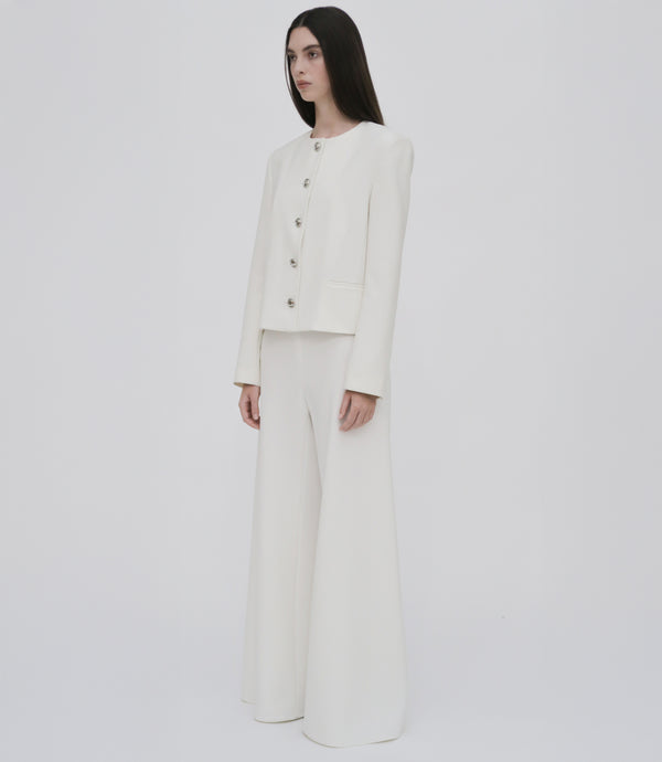 Rosetta Getty TAILORED CREW NECK JACKET