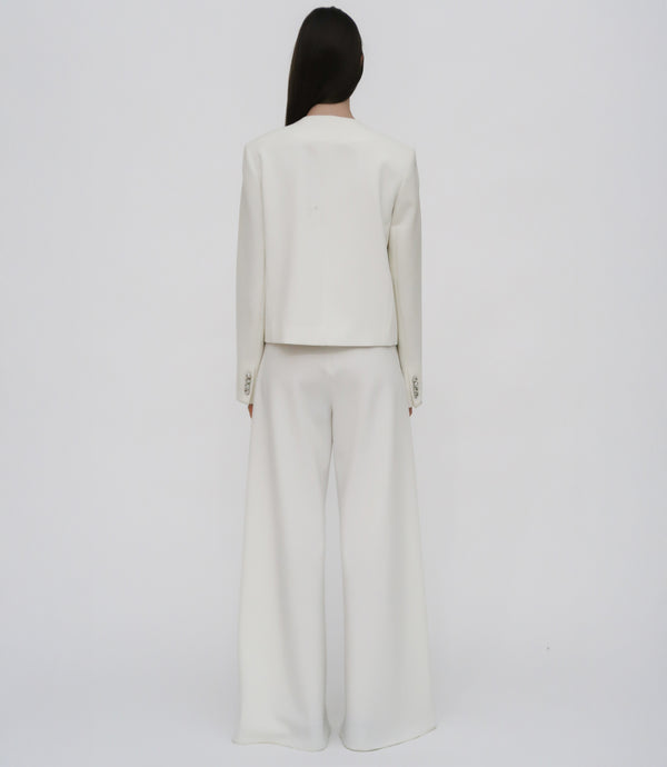 Rosetta Getty TAILORED CREW NECK JACKET