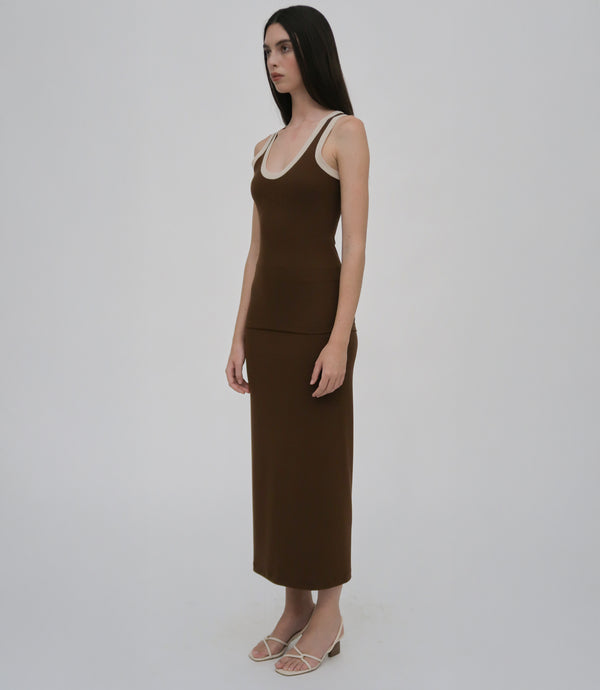 Rosetta Getty TUBE SKIRT - RIB JERSEY