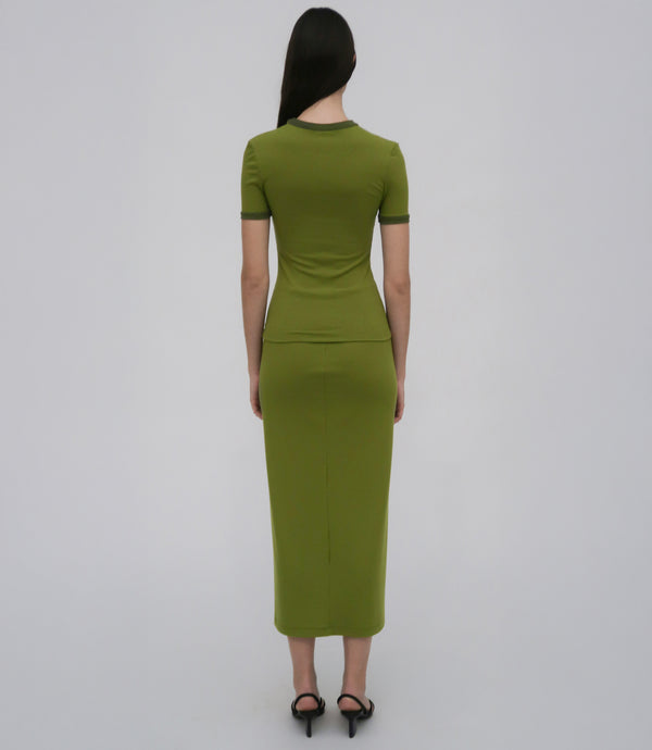 Rosetta Getty TUBE SKIRT - RIB JERSEY