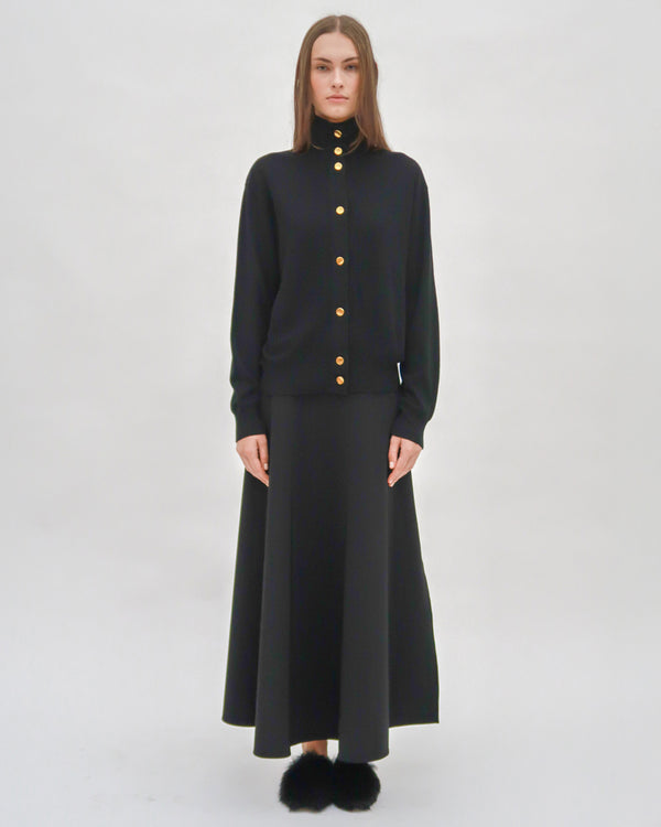 Rosetta Getty TURTLENECK CARDIGAN