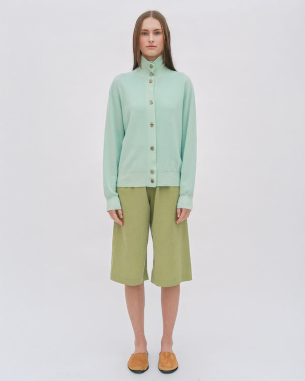 Rosetta Getty TURTLENECK CARDIGAN