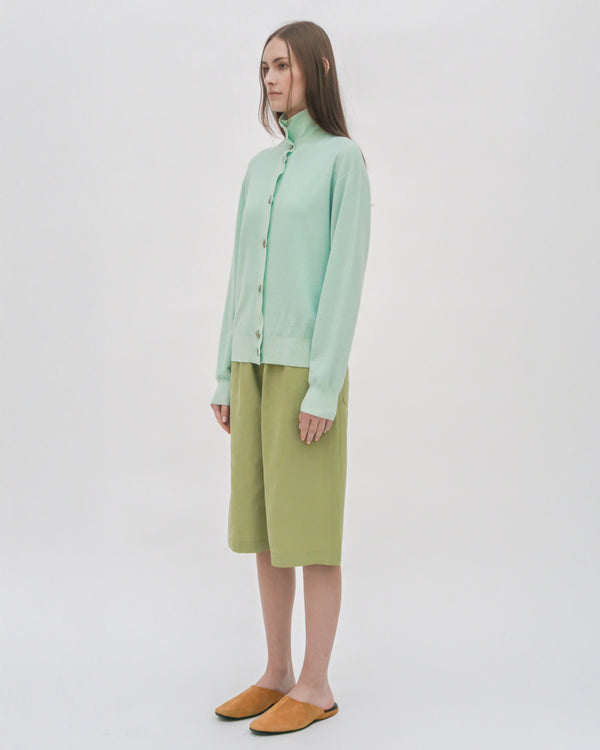 Rosetta Getty TURTLENECK CARDIGAN