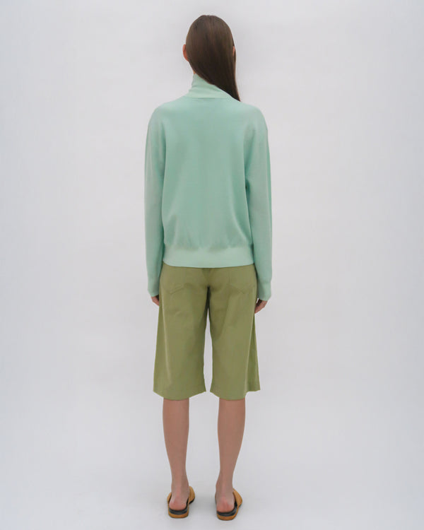 Rosetta Getty TURTLENECK CARDIGAN