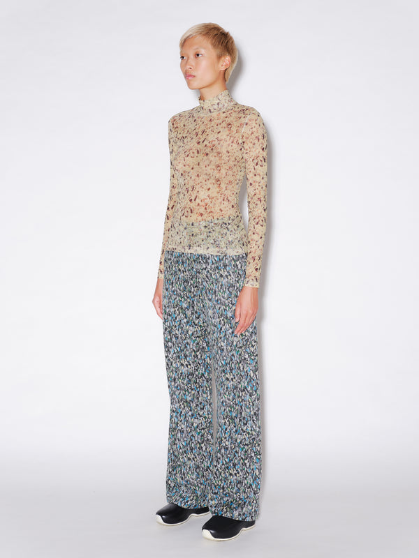 Rosetta Getty TURTLENECK T-SHIRT - FOAM