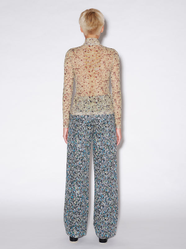 Rosetta Getty TURTLENECK T-SHIRT - FOAM