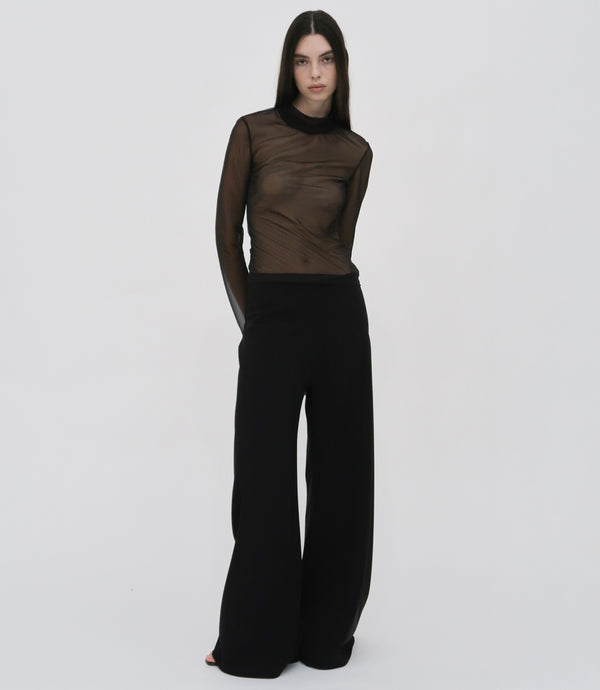 rosetta getty TURTLENECK T-SHIRT - SHEER