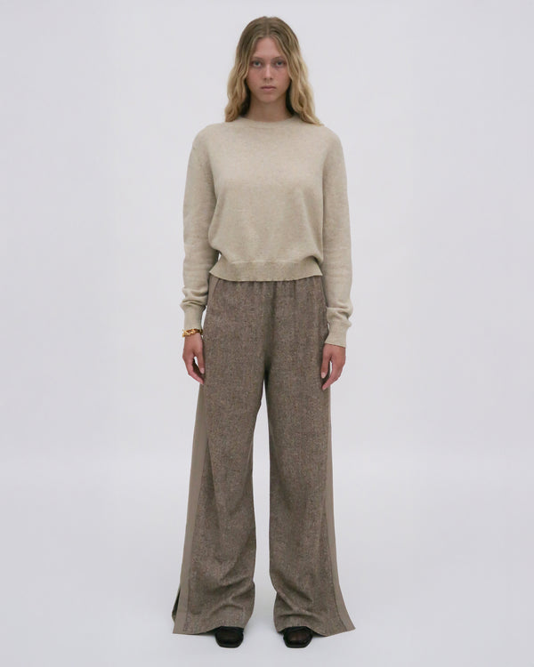 Rosetta Getty TUXEDO TRACK PANT - TWEED SUITING