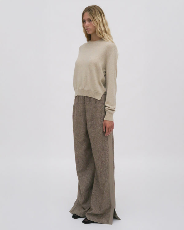 Rosetta Getty TUXEDO TRACK PANT - TWEED SUITING