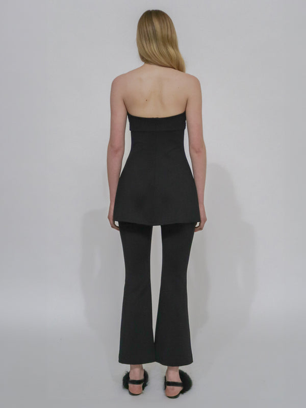 Rosetta Getty TWIST STRAPLESS TOP