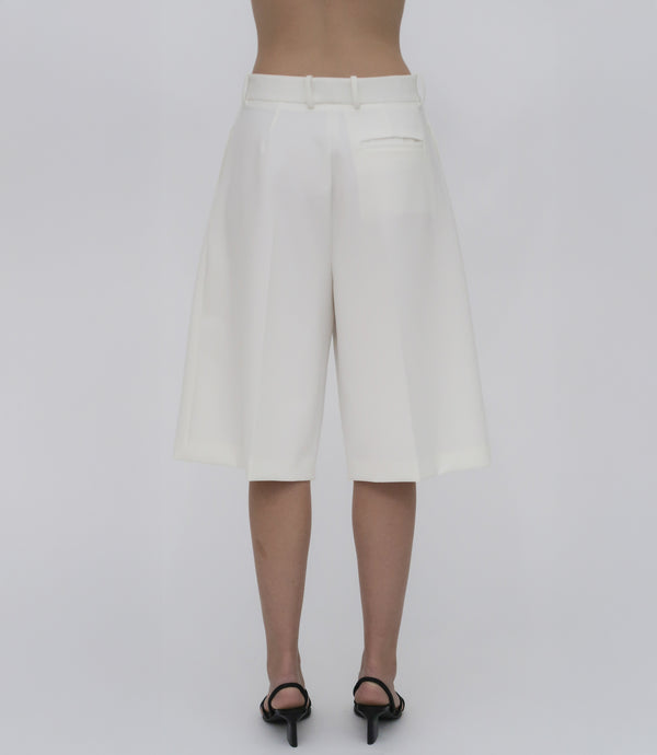 Rosetta Getty WIDE PLEAT FRONT SHORTS - TECH CADY