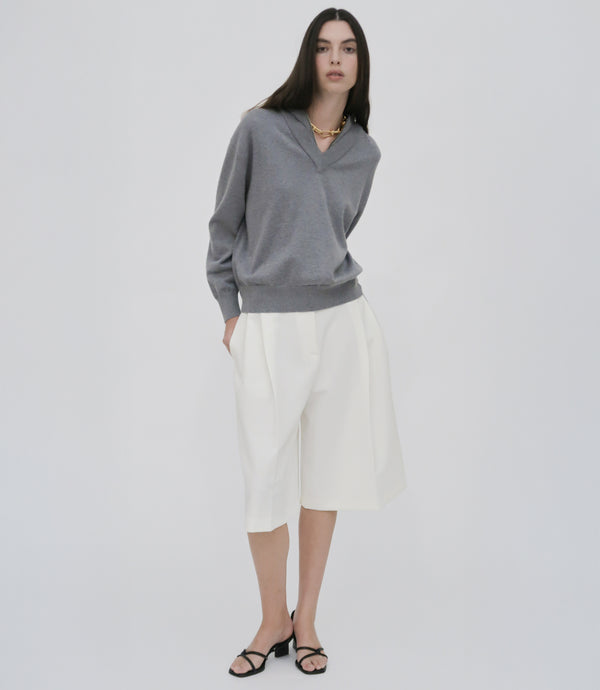 rosetta getty WIDE PLEAT FRONT SHORTS - TECH CADY