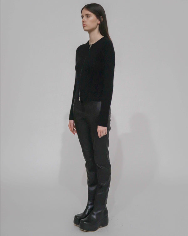 Rosetta Getty ZIP UP CARDIGAN