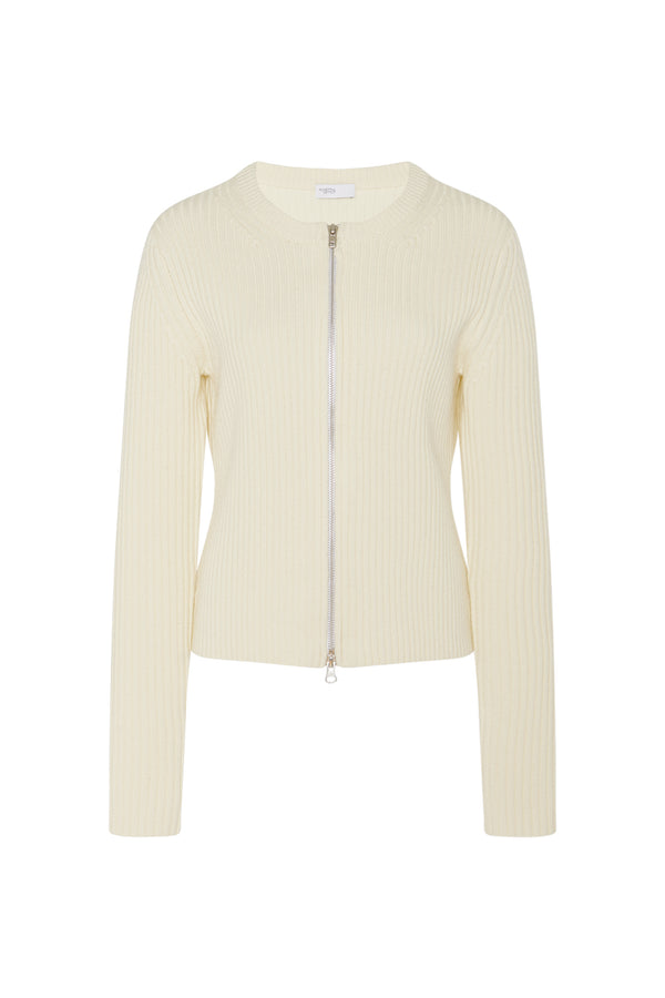 Rosetta Getty ZIP UP CARDIGAN