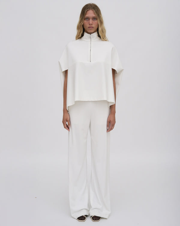 rosetta getty ZIP UP COCOON CAFTAN TOP - SOLID