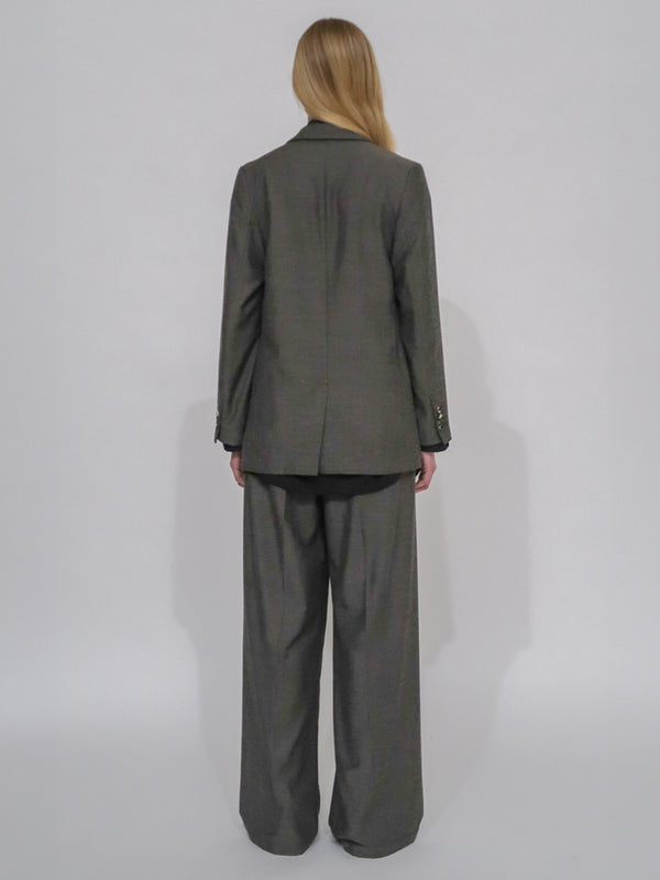 Rosetta Getty TAILORED BLAZER - LIGHTWEIGHT CANVAS SUITING