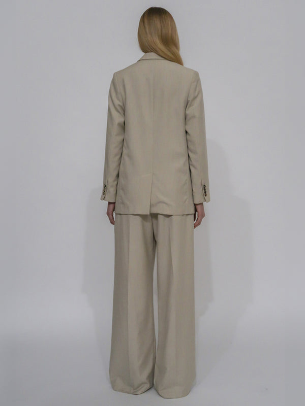 Rosetta Getty TAILORED BLAZER - LIGHTWEIGHT CANVAS SUITING