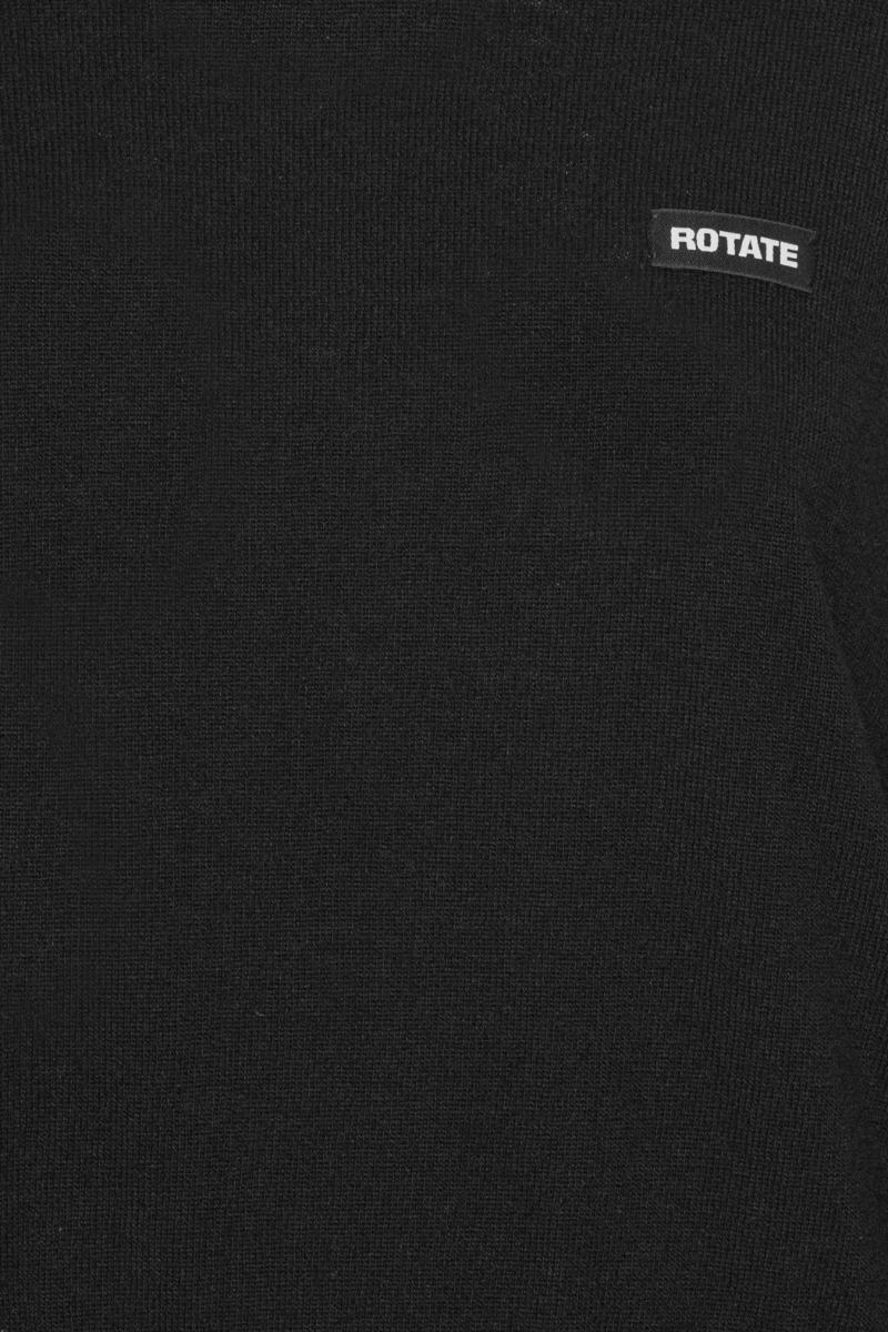 Rotate Birger Christensen Basic Crewneck Sweater Black