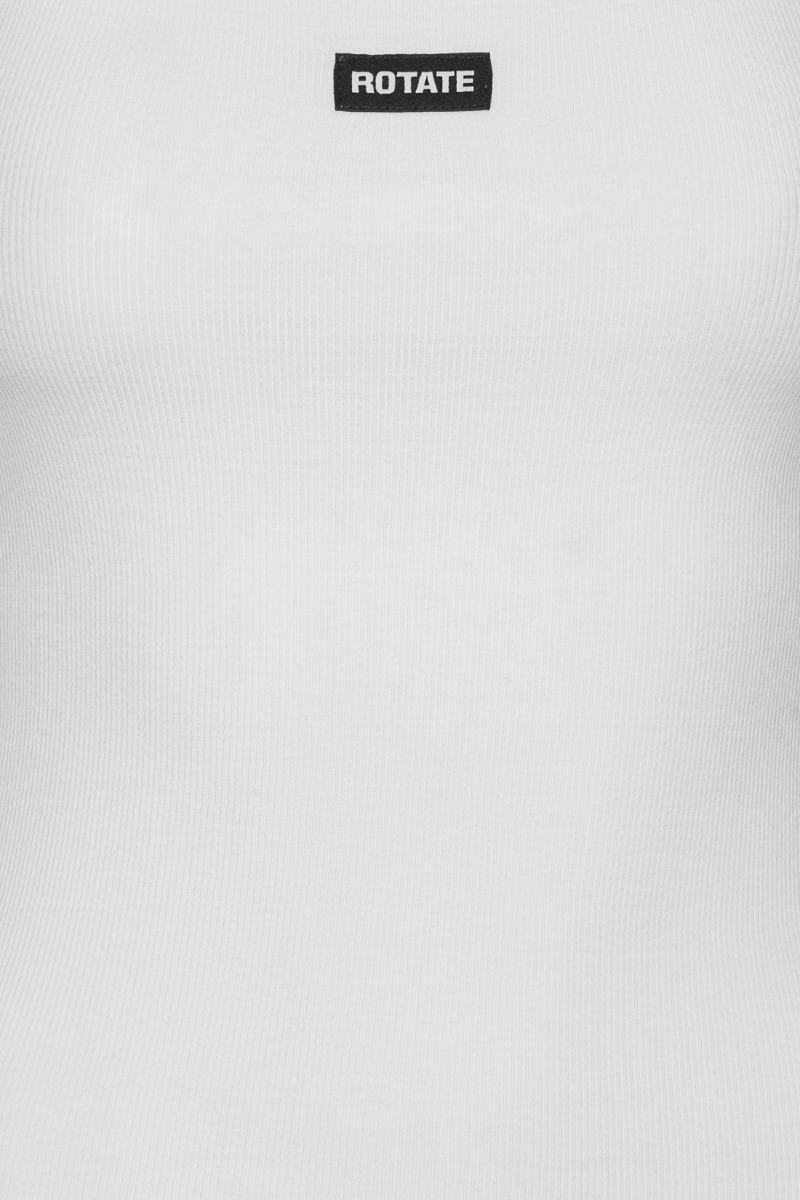 Rotate Birger Christensen Basic Tank Top Bright White