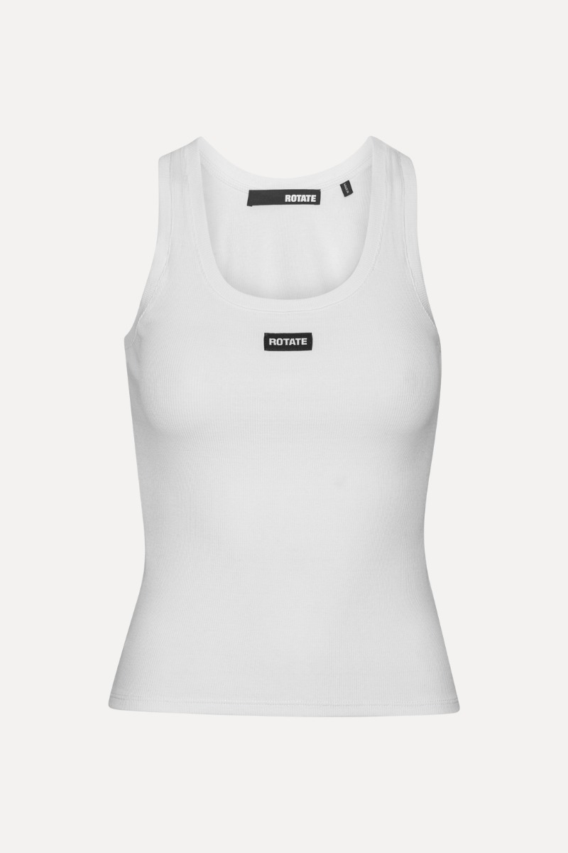 rotate birger christensen Basic Tank Top Bright White