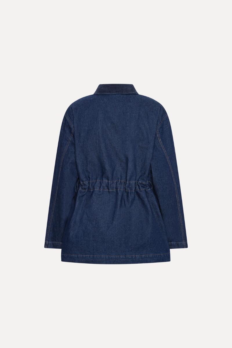 Rotate Birger Christensen Heavy Woven Jacket Dark Blue