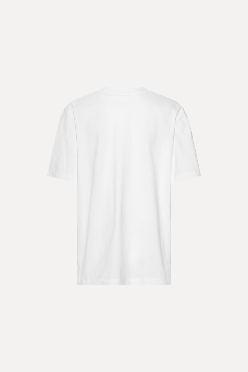 Rotate Birger Christensen Jersey Oversized T-shirt Bright White