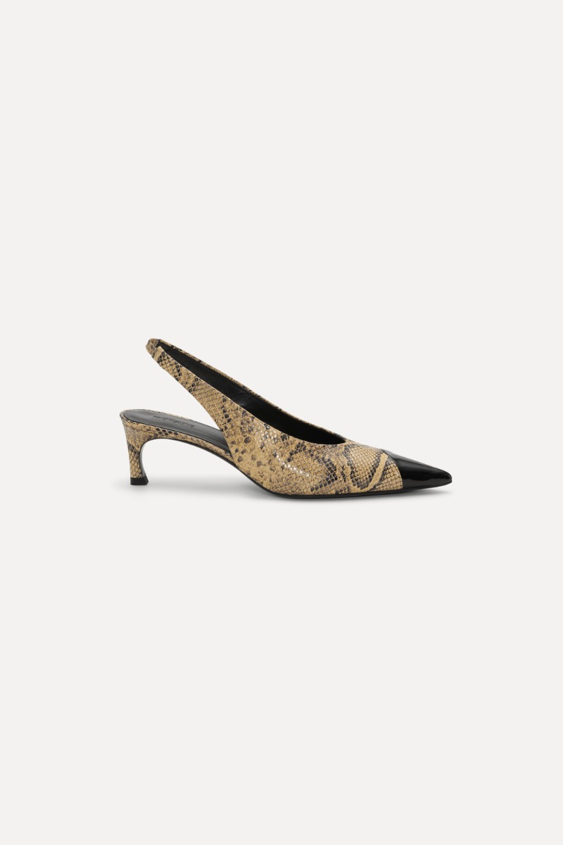 rotate birger christensen Leather Slingback Pump Snake