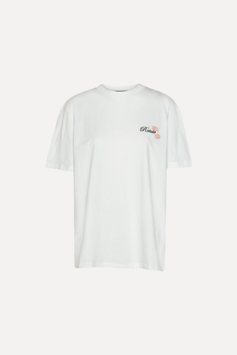 Rotate Birger Christensen Oversized T-shirt Bright White