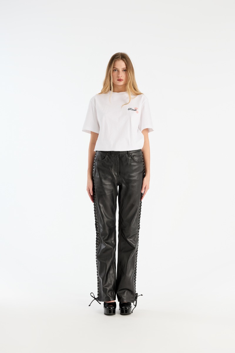 rotate birger christensen Oversized T-shirt Bright White