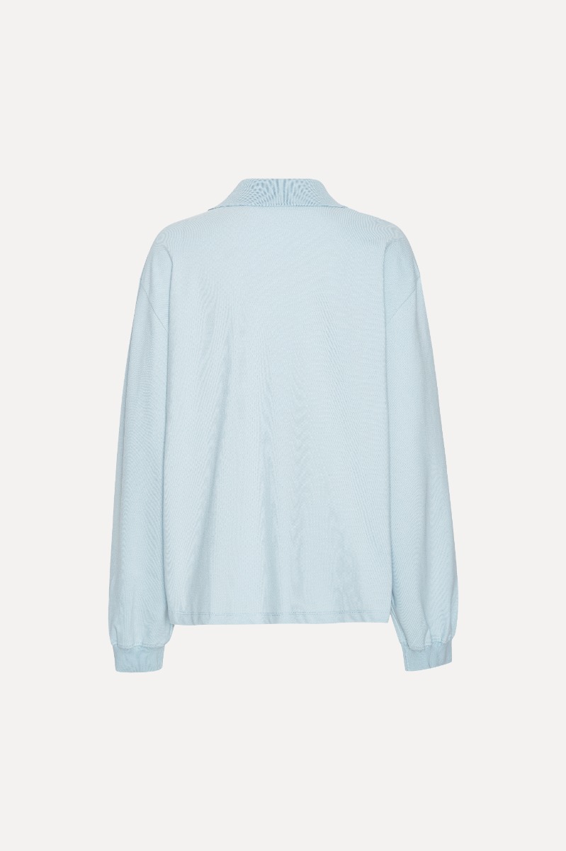 Rotate Birger Christensen PIQUE LONGSLEEVE POLO SKYWAY