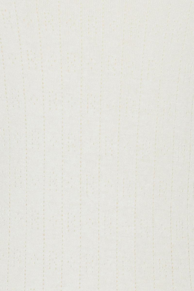 Rotate Birger Christensen POINTELLE LONGSLEEVE TOP WHITE