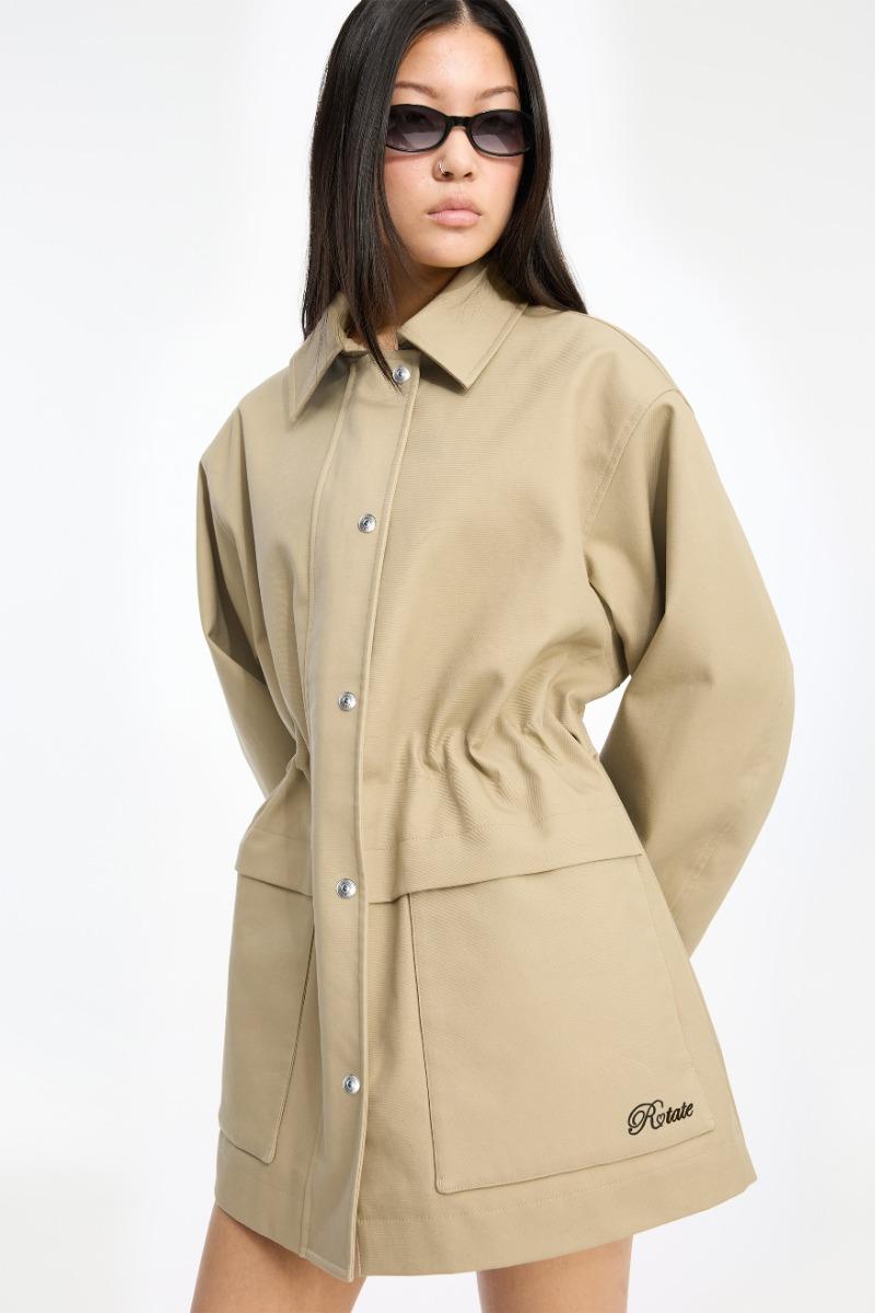 Rotate Birger Christensen Heavy Twill Jacket Beige