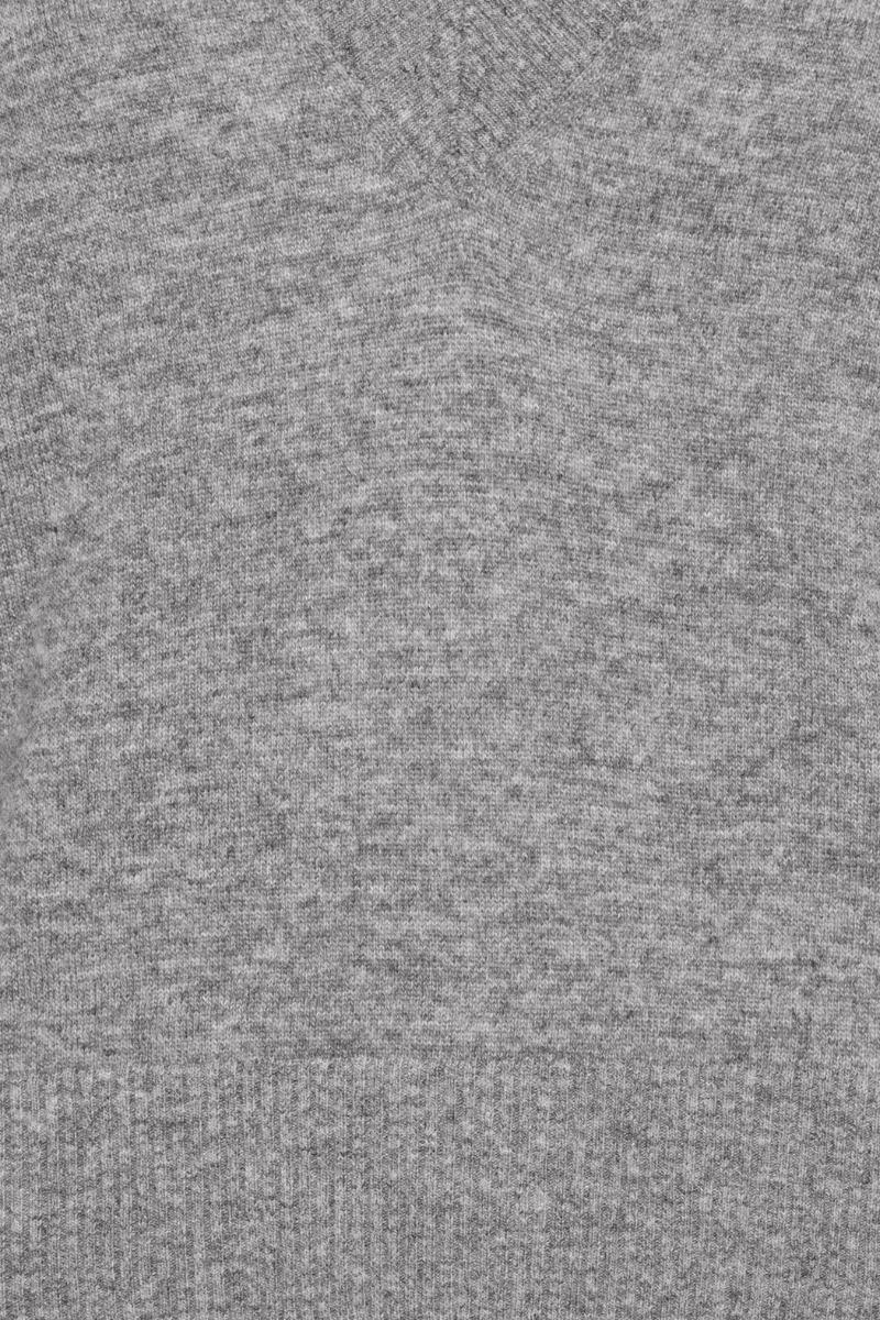 Rotate Birger Christensen Knit V-neck Sweater Grey