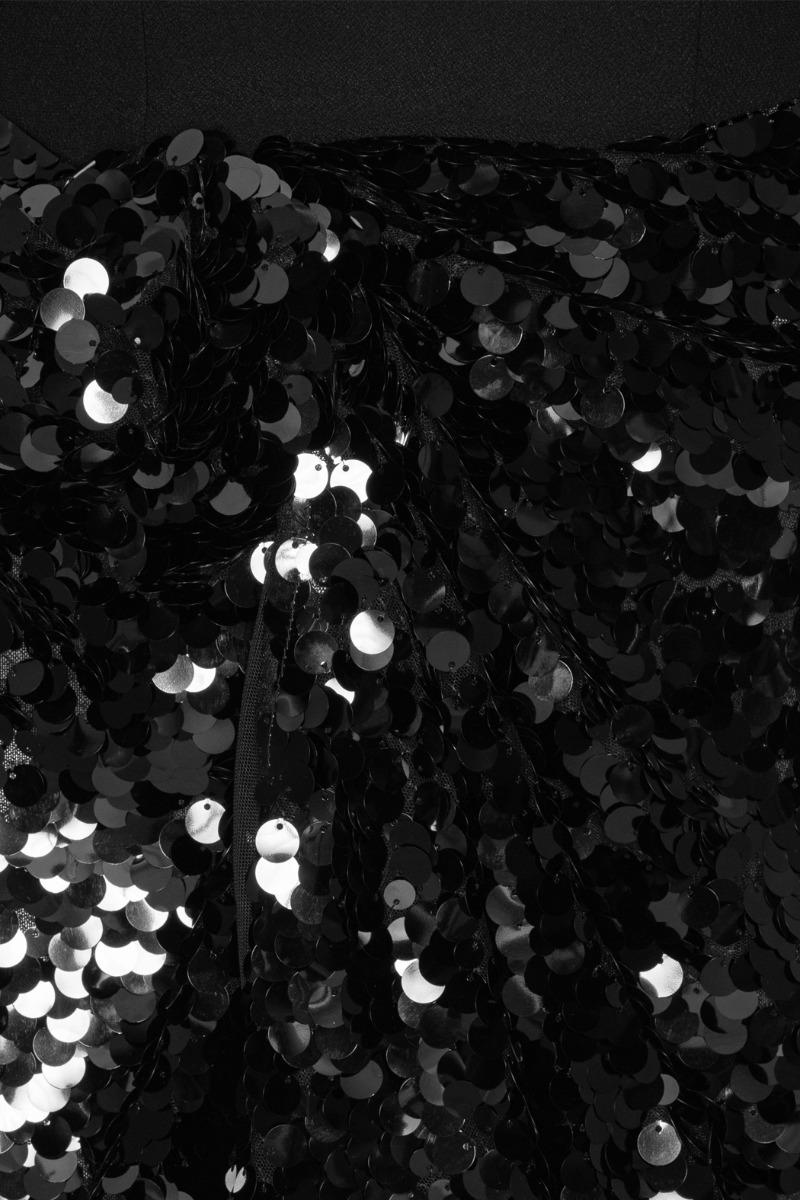 Rotate Birger Christensen Knotted Midi Dress Black