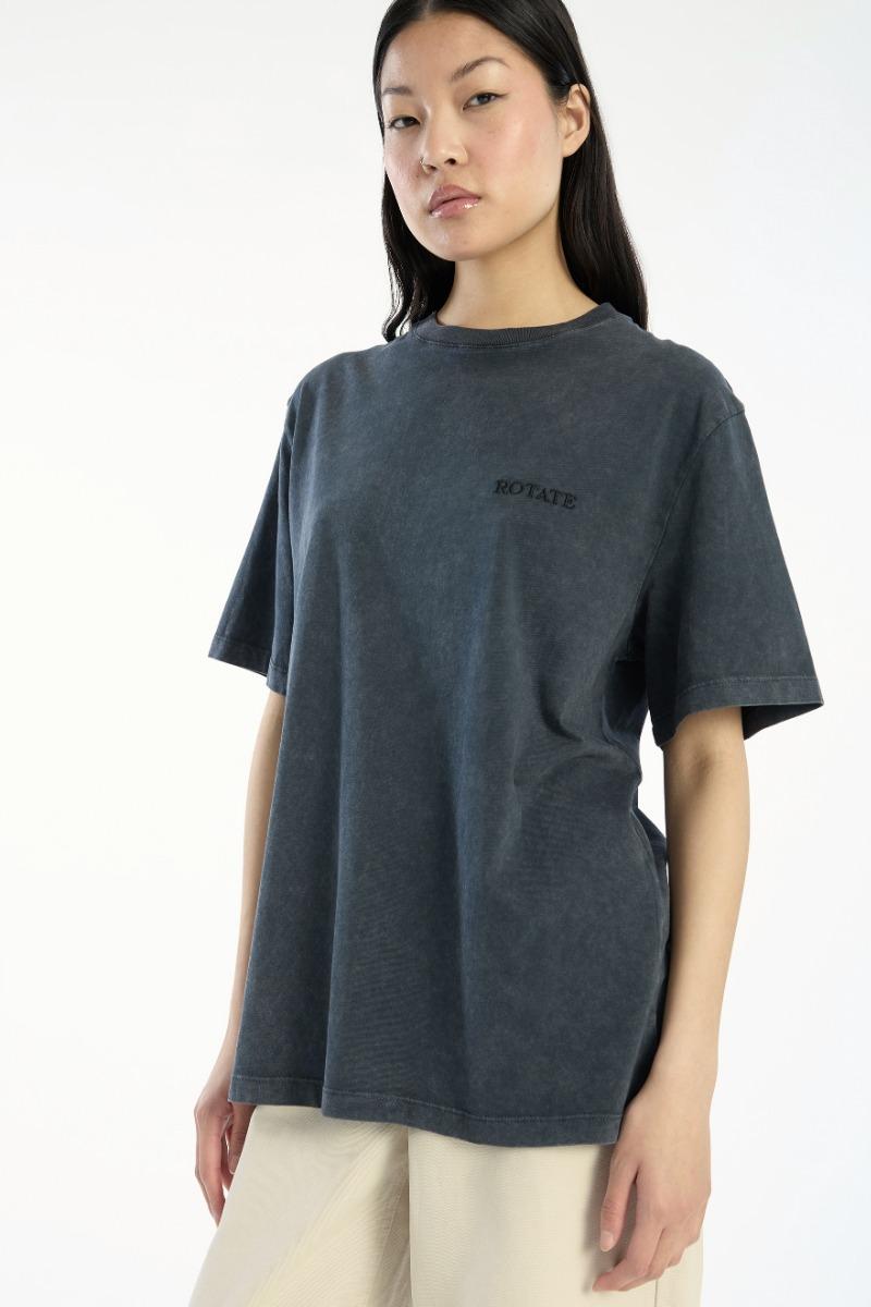 Rotate Birger Christensen Oversized T-shirt Black