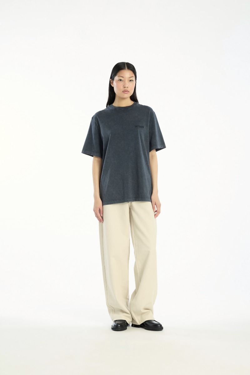 rotate birger christensen Oversized T-shirt Black