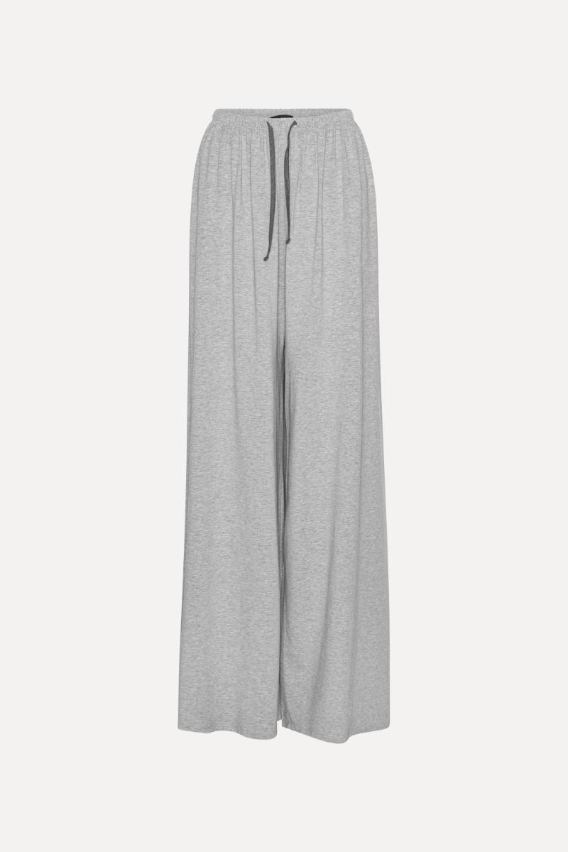 Rotate Birger Christensen Stretchy Long Pants Light Grey