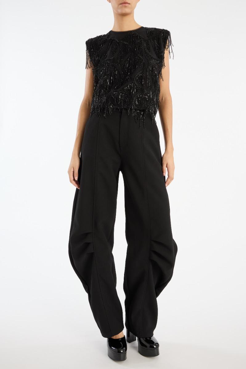 Rotate Birger Christensen Suiting Cargo Pants Black