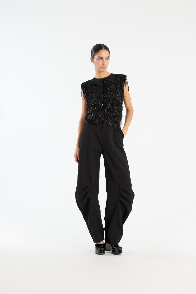 rotate birger christensen Suiting Cargo Pants Black