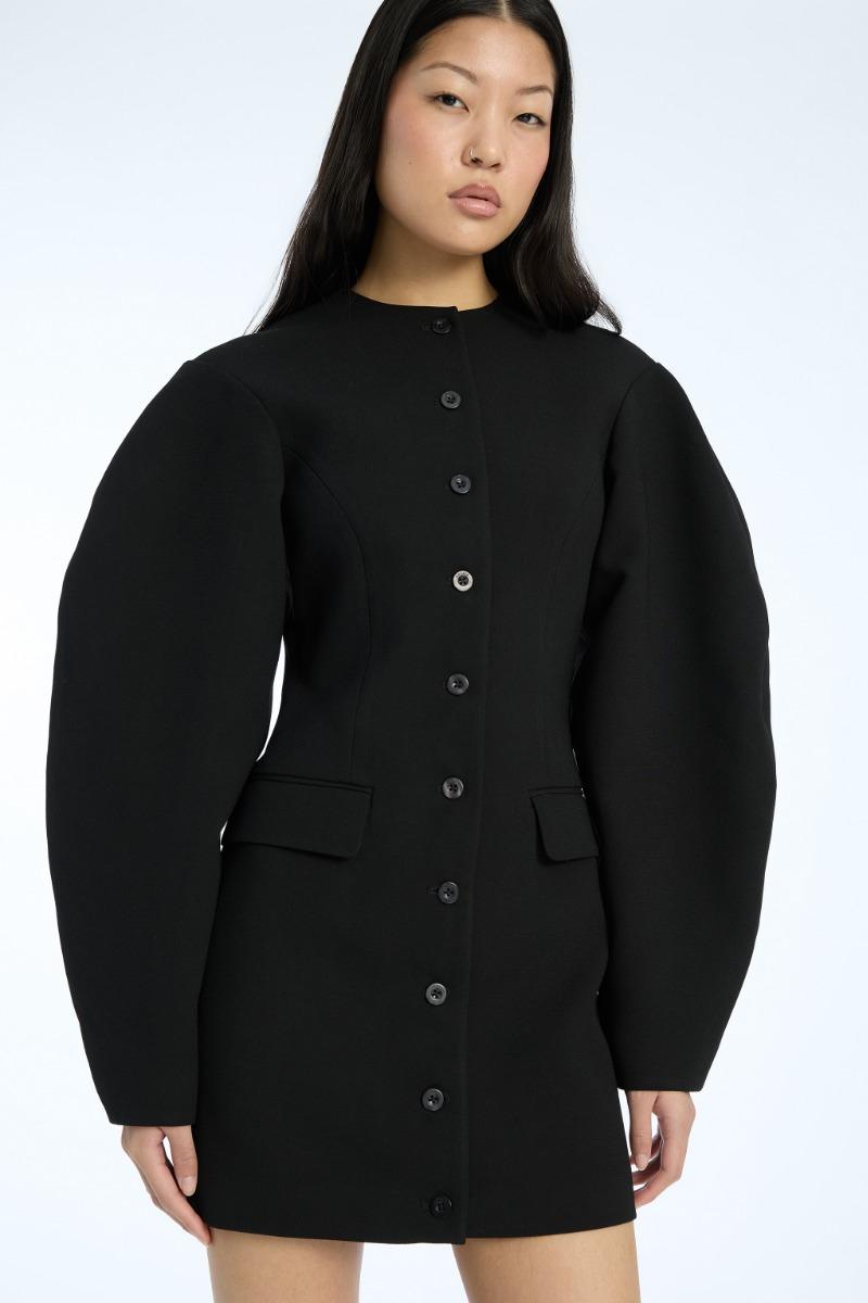 Rotate Birger Christensen Tailored Mini Dress Black