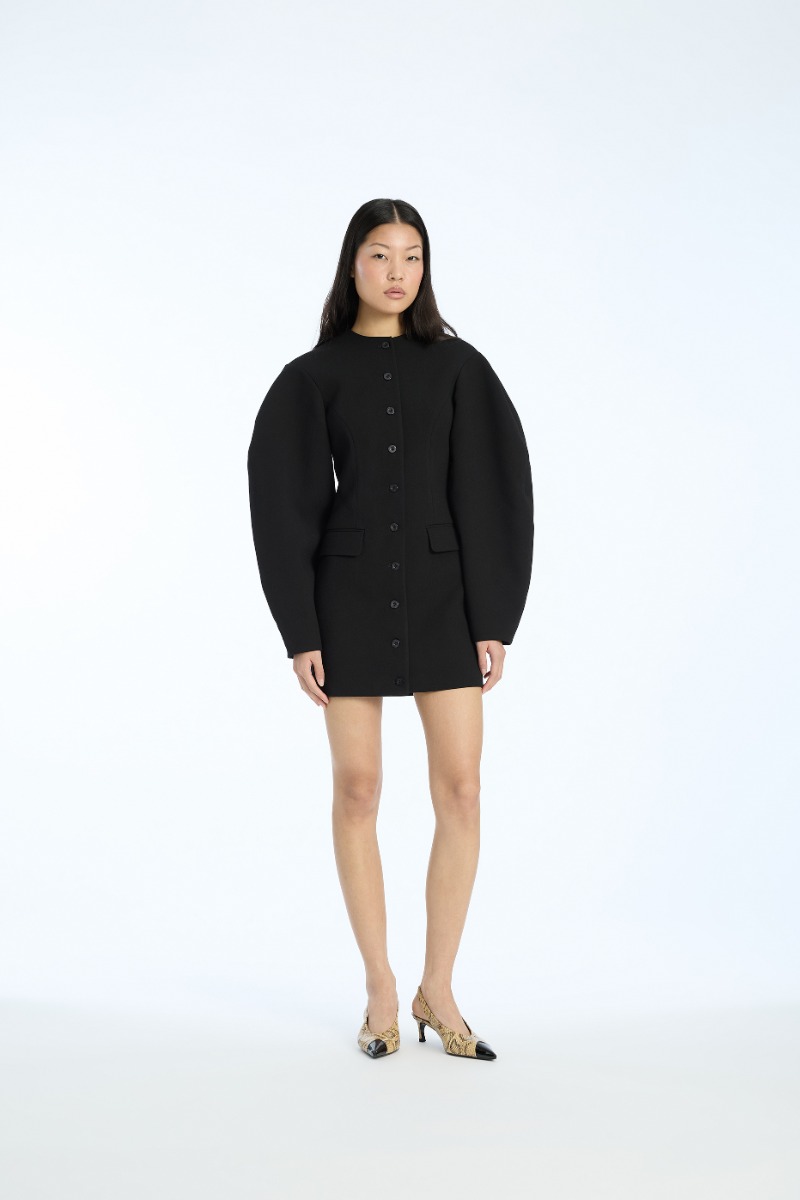 rotate birger christensen Tailored Mini Dress Black