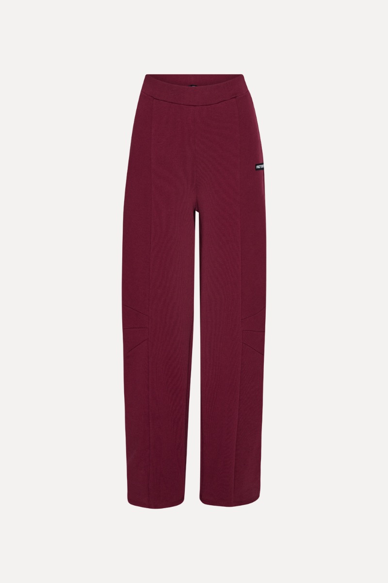 Rotate Birger Christensen Terry Back Sweatpants Bordeaux