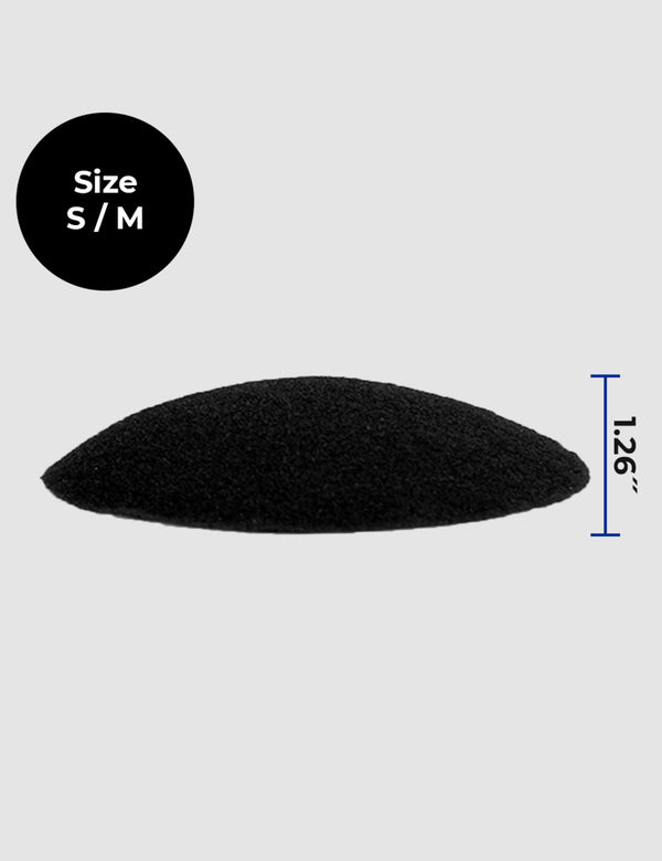 Rounderbum Extra Thick Padded Boxer Trunk Replacement Pads Black