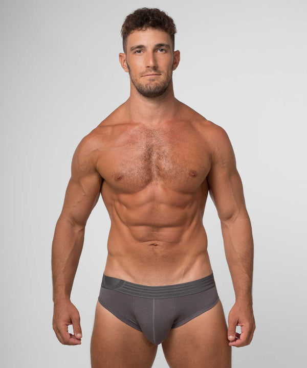 Rounderbum HERO Padded Brief + Smart Package Cup Hero Gray