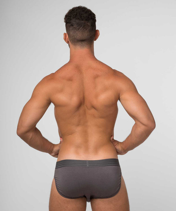 Rounderbum HERO Padded Brief + Smart Package Cup Hero Gray