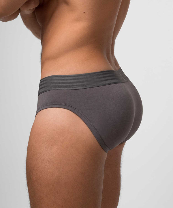 rounderbum HERO Padded Brief + Smart Package Cup Hero Gray