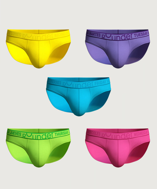 rounderbum New Package Brief 5-Pack Multicolor Daily4