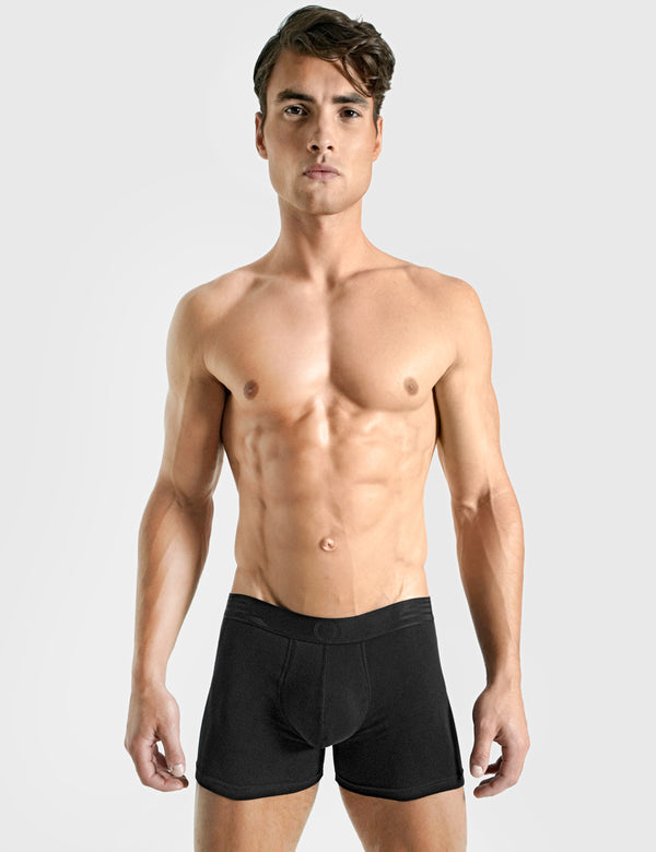 Rounderbum Padded Boxer Brief + Smart Package Cup Charcoal