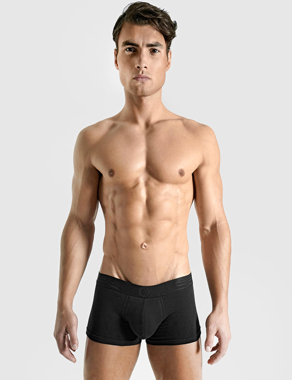 Rounderbum Padded Boxer Trunk + Smart Package Cup Charcoal